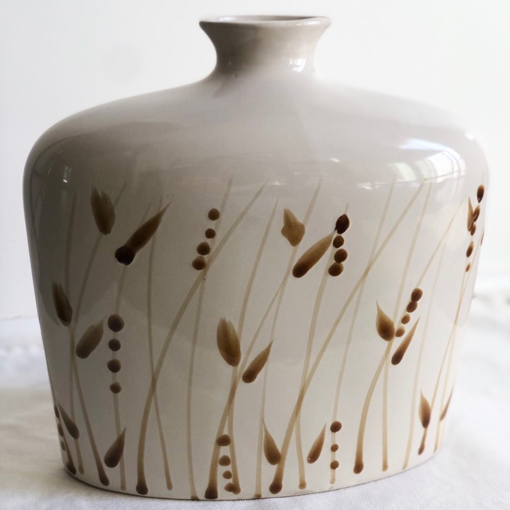 Hand painted vase